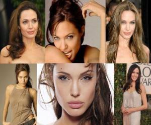 yapboz Angelina Jolie bir film ve televizyon oyuncusu, model, hayırsever, sosyetik ve BMMYK ABD için iyiniyet elçisi olduğunu.